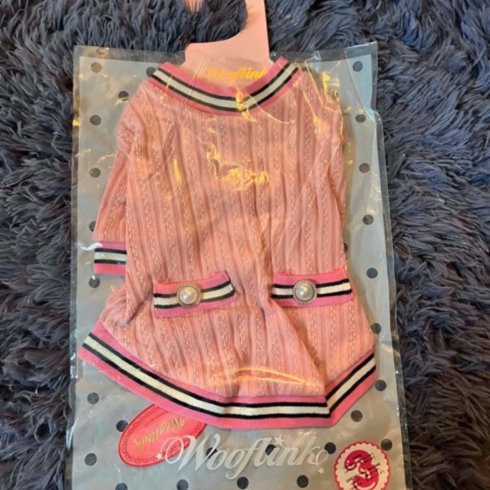 Preppy Cardigan by Wooflink - PINK SIZE 3 - Picture 7 of 9
